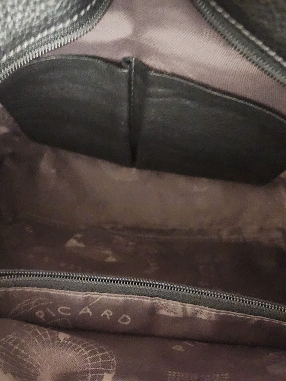 Picard Made In Germany Crossbody Bag Black leather - Picture 4 of 7